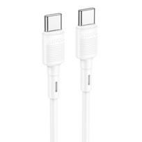 USB kabelis Hoco X83 60W Type-C į Type-C 1.0m baltas