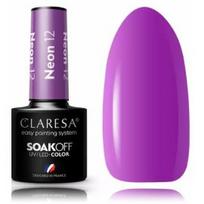 Claresa Soak Off UV / LED Color Neon ilgalaikis hibridinis nagų lakas - Neon 12