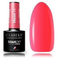 Claresa Soak Off UV / LED Color Neon ilgalaikis hibridinis nagų lakas - Neon 14