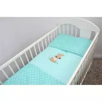 120/90 cm. Ankras 2 dalių patalynės užvalkalų komplektas "Triušis", Mėta