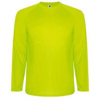 Techninė marškinėliai vyrams MONTECARLO L/S, fluorescencinė geltona