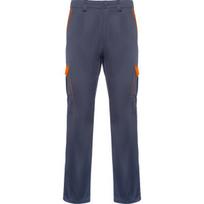 Ilgos kelnės unisex TROOPER, švino/oranžinės