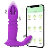 AlvUp - programėle valdoma stūminė analinė vibratoriaus (violetinė)