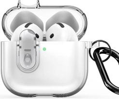 Dux Ducis PECL Apple AirPods 4 skaidrus dėklas