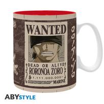 ONE PIECE - Puodelis (460 ml) Zoro Wanted