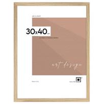 Nuotraukų rėmelis LUCA 30x40 cm šviesiai rudos ąžuolo spalvos MDF vertikali horizontali