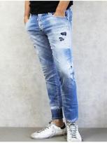 DSQUARED2 Prigludę vyriški džinsai