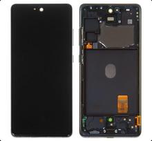 Ekranas Samsung G780 S20 FE su lietimui jautriu stikliuku ir rėmeliu originalus Cloud Navy (service pack)