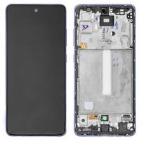 Samsung A525 A52 4G/A526 A52 5G ekranas su lietimui jautriu stikliuku ir rėmeliu originalus Awesome Black