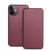 Dėklas Book Elegance Apple iPhone 5/5S/5SE tamsiai raudonas