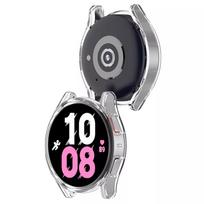 LCD apsauginis stikliukas/dėklas 360 laipsnių apdangalas Samsung Watch Active 2 40mm skaidrus