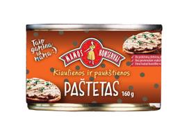 Kiaulienos ir paukštienos paštetas MAMOS KONSERVAI, 160 g