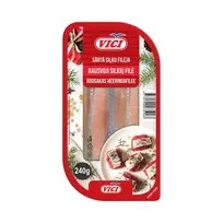 Rausvoji silkių filė aliejuje VIČI, 240 g