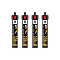 Akumuliatorius NewBeeDrone Nitro Nectar 300mAh HV 1S 80C - NX69 (4vnt)