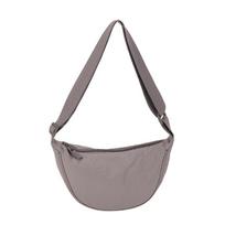 Women Fashion Messenger Bag Nylon Hobos Small Shoulder Bags Vintage Female Girls Purse Handbags Lightweight Shoulder Armpit Bag Handheld Dumpling Bag pilka