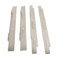 4PCS Stainless Steel Wind Guard for 36in Griddle Stable Combustion Adjustable Oven Wind Guard Shield for Home