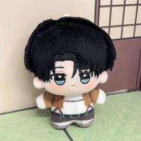 10cm Attack on Titan Pliušinė Lėlė Eren Mikasa Levi Anime Mini Lėlė Raktų Pakabukas Mielas Kuprinės Pakabukas Papuošalas Berniukų Mergaičių Dovana