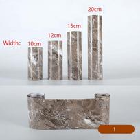 Marmuro rašto lipni vandeniui atspari PVC pagrindo sienos lipdukas, grindų plytelių, durų rėmų ir palangių apdailos juosta 10cm*5m
