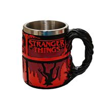 Stranger Things 3D reljefinis nerūdijančio plieno puodelis A