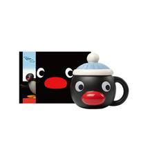 Pingu keraminis puodelis su dangteliu