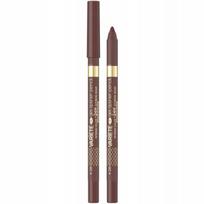 Vandeniui atsparus lūpų pieštukas Eveline Cosmetics Variete Gel Lipliner, deep brown 09
