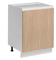 Virtuvinė spintelė Roma Dół 60/81 L/P 1D Jodełka/Biały_Sm*FSC
