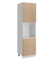 Virtuvinė spintelė Roma Dół 60/210, balta/ruda