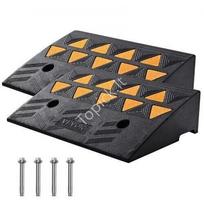 2 vnt. guminės slenksčio rampos 483 × 330 × 127 mm – iki 15 tonų apkrova