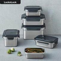 LocknLock 2L nerūdijančio plieno maisto laikymo indas 1 piece