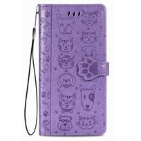 Dėklas Cat-Dog Samsung A546 A54 5G Violetinis