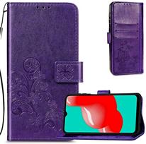 Dėklas Flower Book Samsung A566 A56 5G, violetinis