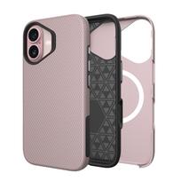 Dėklas Perfectionists Triangle Mag Case Apple iPhone 16 rožinio aukso