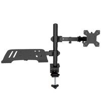 Techly biurkowy laikiklis monitorui 13-32" 8kg ir laptopui 12-17" 8kg, reguliuojamas