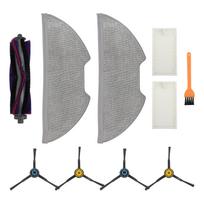 For Eureka E10s Robot Vacuum Filter Mop and Brush Replacement Parts Set