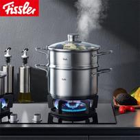 „Fissler Wafu“ dviejų dalių virtuvės reikmenų rinkinys su garintuvu