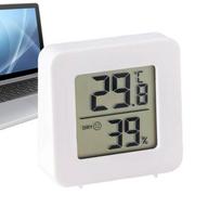 LCD skaitmeninis termometro higrometras vidaus patalpos elektroninis temperatūros drėgmės matuoklis jutiklio matuoklio oro stotis namams CN