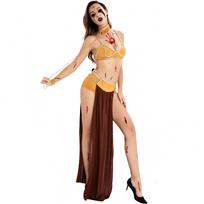 M-XXL Helovino princesės Lėjos šou kostiumas Cosplay Suaugusiųjų Cosplay Uniformų rinkinys M