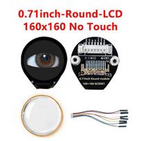 0,71 colio apvalus LCD ekranas, skirtas Arduino, Raspberry Pi, PICO ir STM32