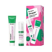 Dr.Jart+ Cicapair™ Jautrios Odos Super Dvigubas Rinkinys – Raminamasis Odos Priežiūros Dvigubas Rinkinys Jautriai Odai, Serumas & Kremas Mini Rinkinys Duo Set(7ml+15ml)