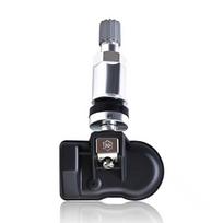 Universalus TPMS jutiklis 315MHz+433MHz, Padangų slėgio stebėjimo jutiklis Programuojamas Suderinamas su TPMS įrankiu TS408 TS508, Keičiama metalinė vožtuvo koto dalis PACK OF 1