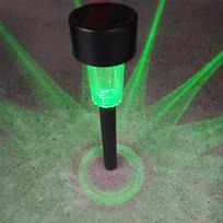 Geri vandeniui atsparūs šviesos vamzdžių žibintai sodo lauko LED vejos tako lempa kraštovaizdžio saulės energija varomas kiemas šilta balta spalva