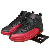 Air Jordan 12 Retro Flu Game Juoda Raudona Jordan 12 AJ12 130690-002 EU 41 juoda
