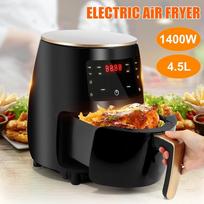 4,5 l oro gruzdintuvė be aliejaus sveikos gruzdintuvė 1200W namų daugiafunkcė Smart Touch LCD Deep Airfryer picų gruzdintuvė gruzdintoms bulvytėms raudona