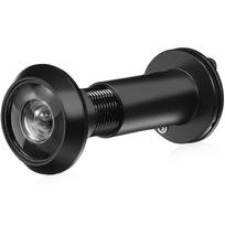 14 mm juodas durų akutė plataus kampo durų žiūronas katės akis akutė durų akutė optinio stiklo durų žiūronai techninė įranga