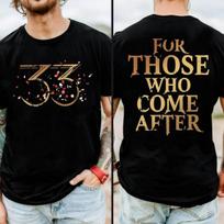 Clair Obscur Expedition 33 T-Shirt – Distressed Gold 33 Red Petal Gamer Tee 3XL