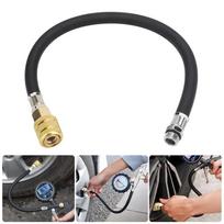 15 colių lankstus padangos vožtuvo koto prailgintuvas Oro žarna Dvigubas prailgintojas Priekaba RV Sunkvežimis beige