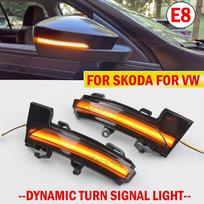 Dinaminė LED posūkio signalo lemputė veidrodėliui Skoda Octavia Mk3 A7 5E 2013-2018 VW T-Roc T-corss 2018 2019 2020