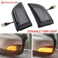 2x LED dinaminis posūkio signalo žibintas Volvo XC60 2008-2014 m. Šoninio sparno veidrodėlio lemputė 31217288/31217289 Sekvencinis indikatorius