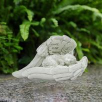 Gyvūno memorialinis antkapio ženklas Gyvūno netekties dovanos Antikinio akmens apdailos derva Tvirtas subtilus statulėlė sodui antkapio akmeniui prarastas augintinis