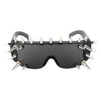 Novelty Spiked Sunglasses For Shows Cosplay And Daily Wear Punk Costume Accessories 1
